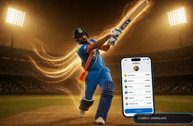 Come (come com) fantasy cricket & matchday visual 1